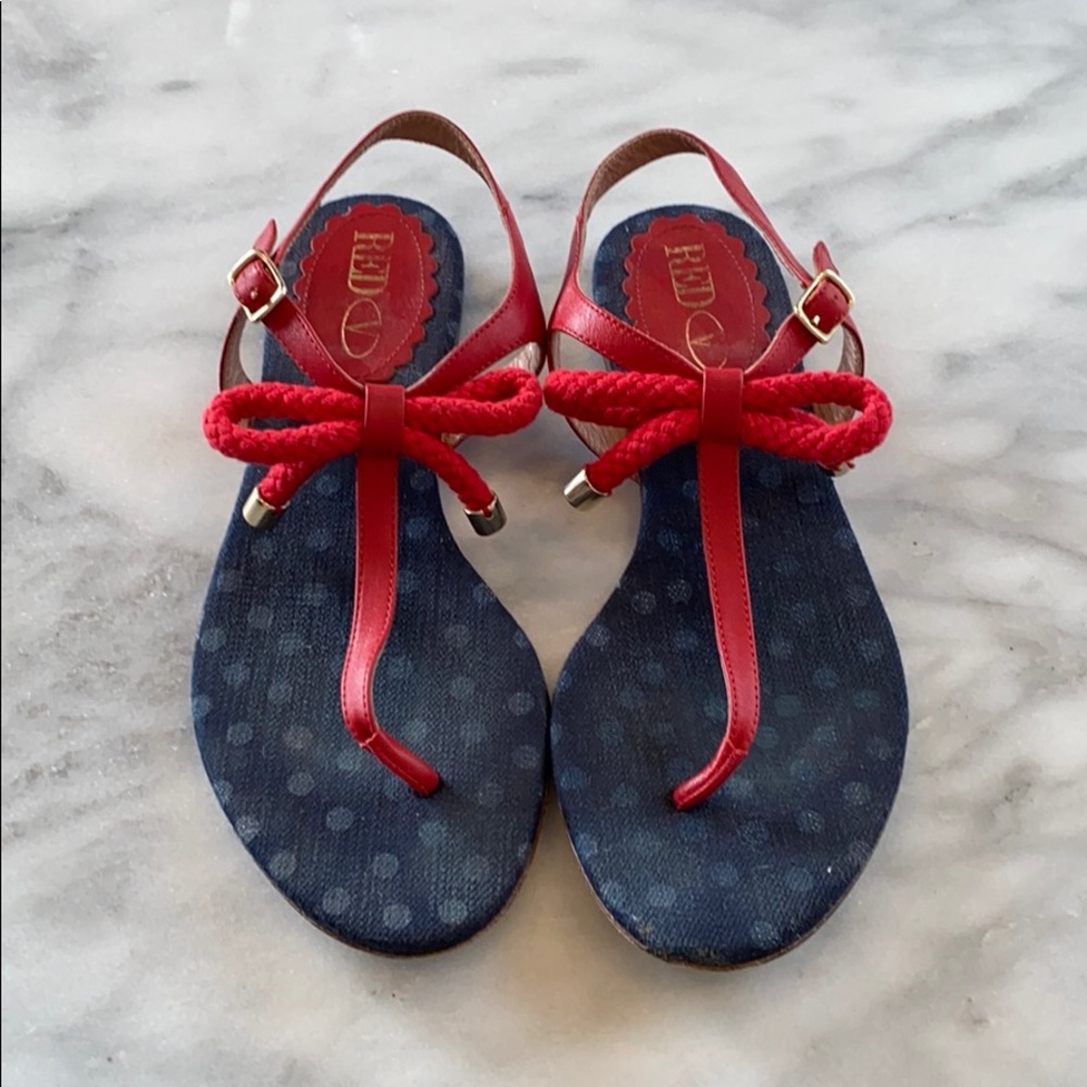 RED Valentino Bow Sandals